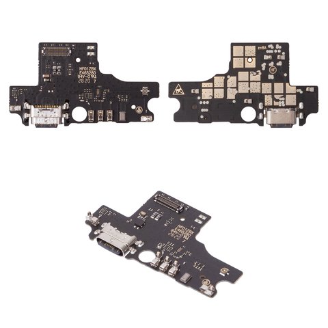 Шлейф для ZTE Blade A51 2021 , коннектора зарядки, с микрофоном, с компонентами, High Copy, плата зарядки