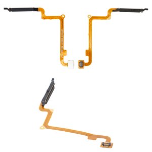 Flat Cable compatible with Xiaomi Poco C75, Redmi 14C 4G, Redmi 14C 5G, for fingerprint recognition Touch ID , black, midnight black 