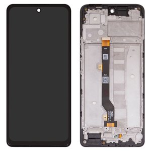 LCD compatible with Infinix Hot 40 X6836 , black, with frame, High Copy, TXD1680EBQPX 26 