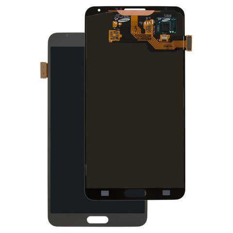 Pantalla LCD puede usarse con Samsung N900 Note 3, N9000 Note 3, N9005 Note 3, N9006 Note 3, gris, sin marco, original vidrio reemplazado
