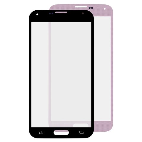 Vidrio de carcasa puede usarse con Samsung G900F Galaxy S5, G900H Galaxy S5, G900T Galaxy S5, rosado