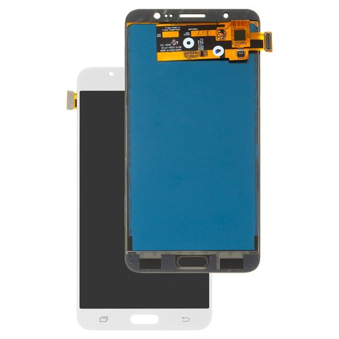 Pantalla LCD puede usarse con Samsung J710 Galaxy J7 2016 , blanco, sin ajuste de brillo, sin marco, Copy, TFT 