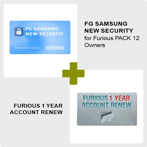 Renovación de acceso al área de soporte Furious por 1 año + FG Samsung New Security para usuarios de Furious PACK 12