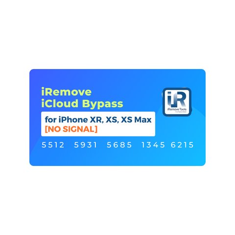 iRemove iCloud Bypass para iPhone XR, XS, XS Max [NO SIGNAL]