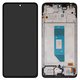 Pantalla LCD puede usarse con Xiaomi Redmi Note 14 4G, negro, con marco, Original (PRC), 159.6mm, 24117RN76G, 24117RN76O