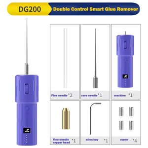 Dispositivo para quitar el pegamento OCA Mechanic DG200, azul