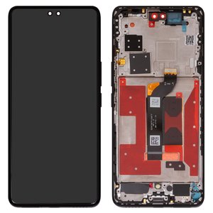 Pantalla LCD puede usarse con Huawei Honor 200 Pro, negro, con marco, Original PRC , ELP AN00, ELP NX9