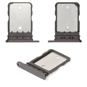 Sujetador de tarjeta SIM puede usarse con Google Pixel 8a, negro, obsidian