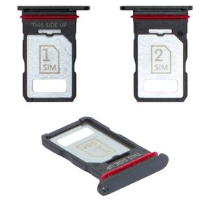 Sujetador de tarjeta SIM puede usarse con Motorola Edge 50 Ultra, gris, forest grey