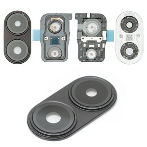 Vidrio de cámara puede usarse con Xiaomi Poco X7 Pro, negro, con marcos