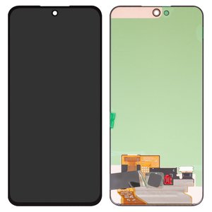 Pantalla LCD puede usarse con Samsung A376 Galaxy A37, negro, sin marco, Original PRC 