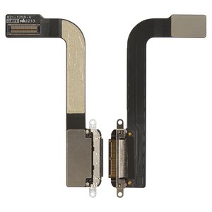 Шлейф для iPad 3, конектора зарядки, з компонентами