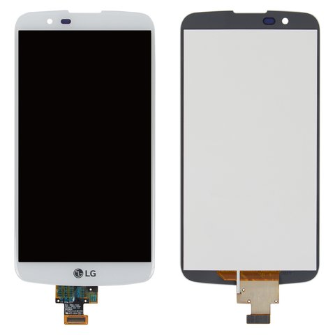 Дисплей для LG K10 K410, K10 K420N, K10 K430DS, K10 K430DSF, K10 K430DSY, білий, Original PRC , без мікросхеми