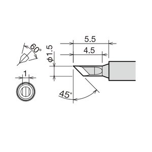Паяльне жало Goot RX 81HRT 1.5K