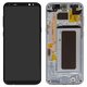Дисплей для Samsung G955 Galaxy S8 Plus, сріблястий, з рамкою, Original (PRC), arctic silver