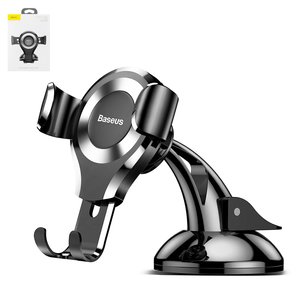 Автомобільний тримач Baseus, чорний, вакуумний присос, #SUYL XP0S