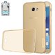 Чехол Nillkin Nature TPU Case для Samsung A320 Galaxy A3 (2017), коричневый, прозрачный, Ultra Slim, силикон, #6902048137431