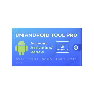 Активація акаунту Продовження доступу до UniAndroid Tool Pro на 3 місяці