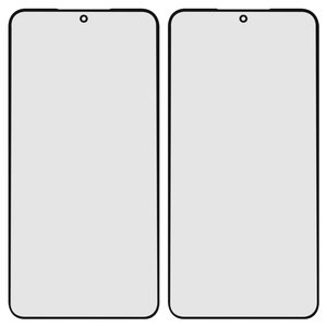 Скло корпуса для Samsung S901B Galaxy S22 5G, з ОСА плівкою, чорне