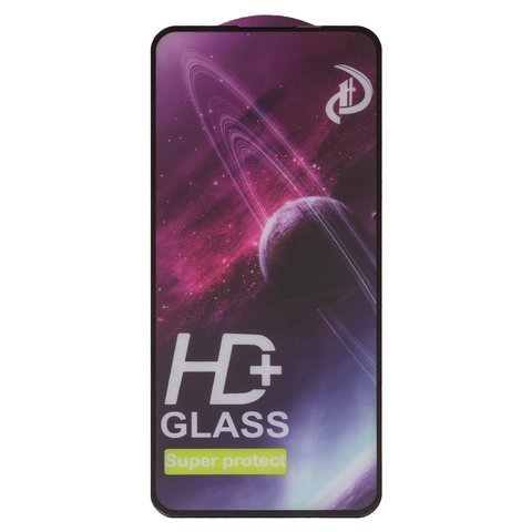 Защитное стекло All Spares для Realme 9 5G, 9 Pro, совместимо с чехлом, Full Glue, черный, cлой клея нанесен по всей поверхности