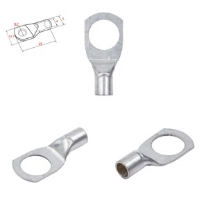 Наконечник SC4 8, 8 мм, кільцевий, мідний, луджений, 4 мм²