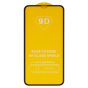 Защитное стекло для Apple iPhone 11, iPhone XR, совместимо с чехлом, Full Glue, без упаковки , черный