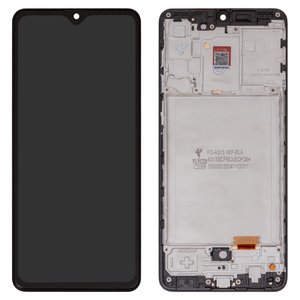 Дисплей для Samsung A315 Galaxy A31, A315F DS Galaxy A31, чорний, з рамкою, FLYCDI, OLED 