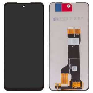 Дисплей для ZTE Blade A75 5G, Nubia Focus, черный, без рамки, High Copy, 065WR02 7300102373 