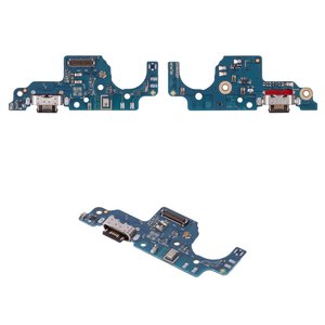 Шлейф для Motorola Moto G24, Moto G24 Power, коннектора зарядки, с микрофоном, High Copy, плата зарядки