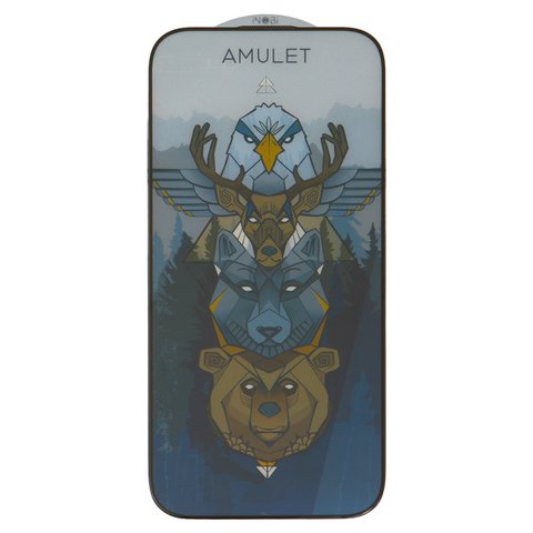 Защитное стекло iNobi Amulet для Apple iPhone 16 Pro, Full Glue, Anti Static, черный