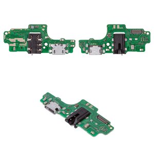 Шлейф для Infinix Smart 4, Smart 4c, коннектора наушников, коннектора зарядки, с микрофоном, Сopy, плата зарядки