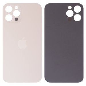 Задняя панель корпуса для iPhone 12 Pro, золотистая, не нужно снимать стекло камеры, Original PRC , big hole