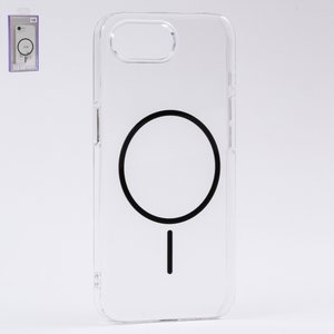 Чехол Fully PC MagSafe для iPhone 16e, прозрачный, бесцветный, магнитный, пластик