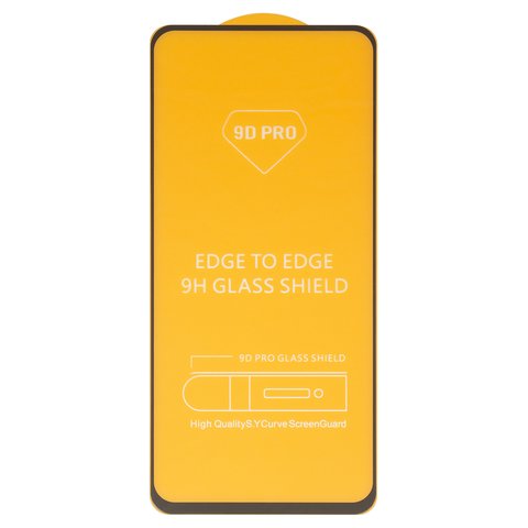 Захисне скло для Oppo A3 CPH2669 , A3x CPH2641 , A40, A60, A80, сумісне з чохлом, Full Glue, без упаковки , чорний