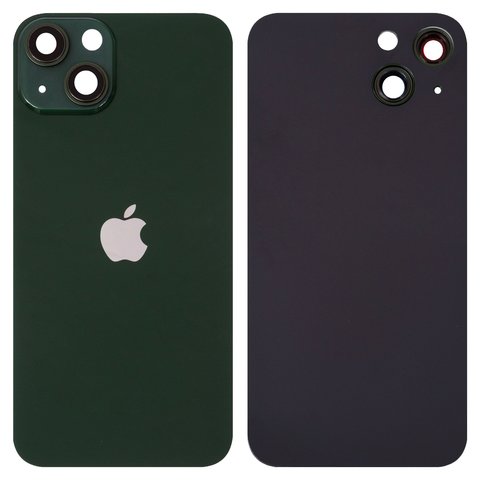 Задняя панель корпуса для iPhone 13, зеленая, со стеклом камеры, small hole