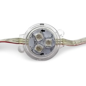 Комплект круглых LED-модулей (WS2811, оптическая линза, 3 светодиода SMD5050, 30 мм, IP67, 20 шт.) Комплект круглых LED-модулей (WS2811, оптическая линза, 3 светодиода SMD5050, 30 мм, IP67, 20 шт.)